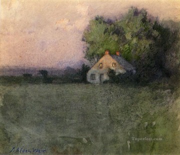 Branchville Connecticut impressionist landscape Julian Alden Weir Oil Paintings